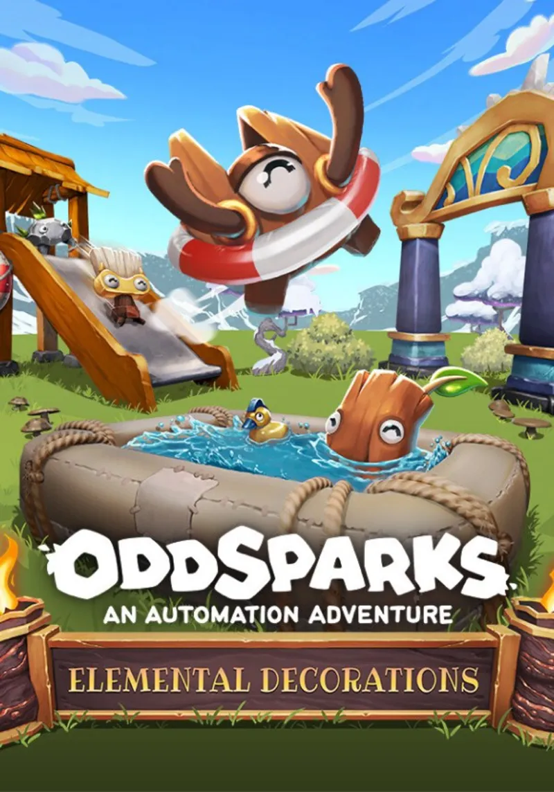 DLC | Oddsparks: An Automation Adventure - Craftsman's Elemental Decorations Pack| ST