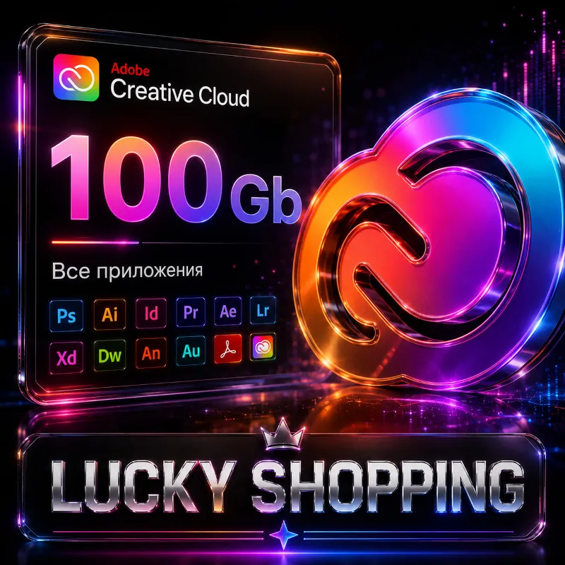 Adobe Creative Cloud | 1 месяц | 100 GB | Все приложения | Персональный аккаунт