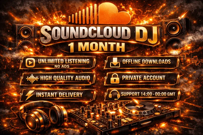 SoundCloud DJ Premium•1 Месяц Приватный Аккаунт Гарантия Мгновенная Доставка