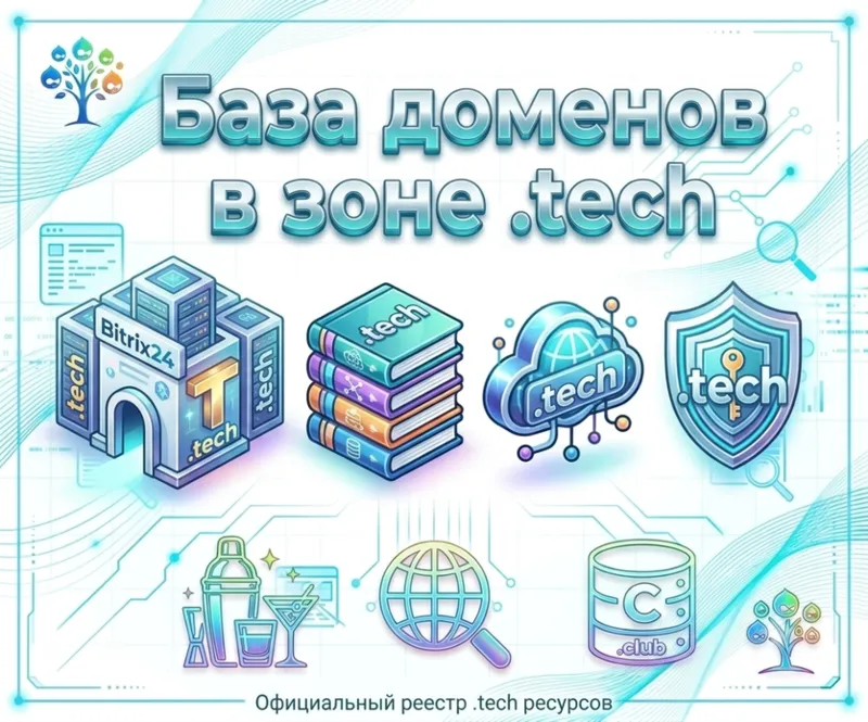 База доменов в зоне - tech 2026 ( Август )