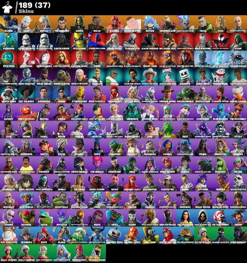[PC] 189+ Skins, 229+ Pickaxes, 154+ Emotes| Full + Instant Access