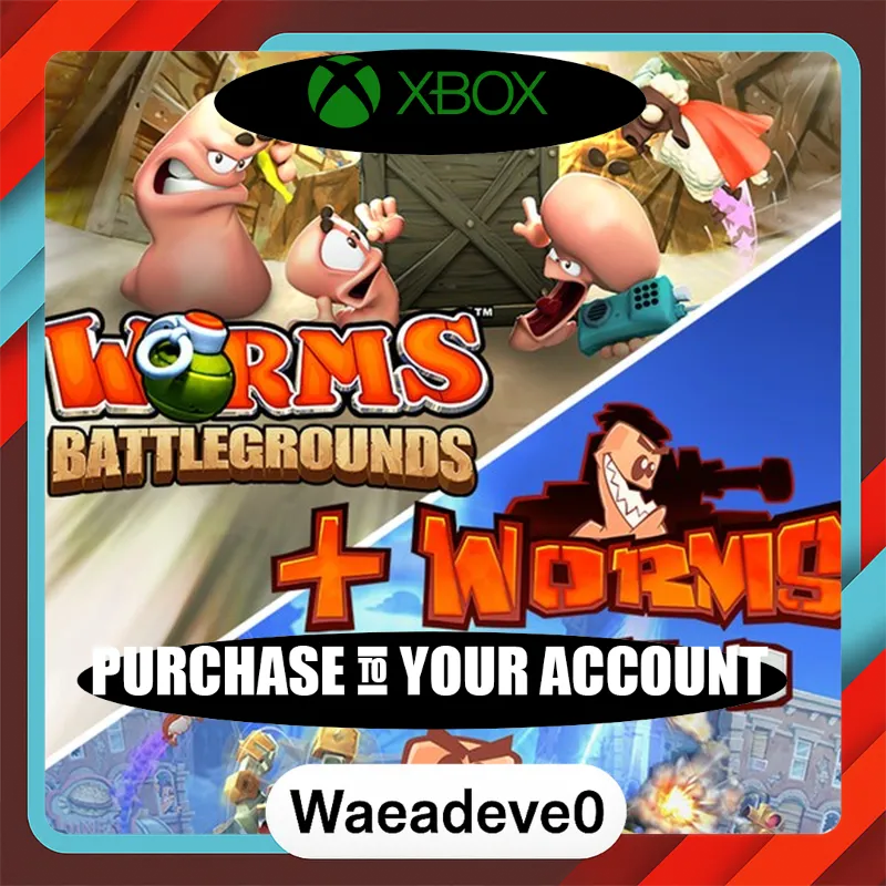 Worms Battlegrounds + Worms W.M.D Xbox – Purchase for Your Account