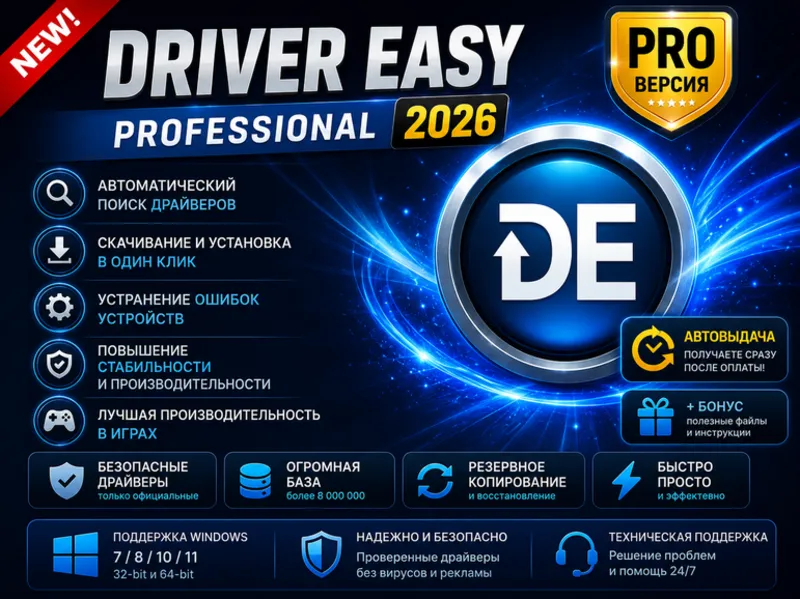 Driver Easy Pro 2026 | Автообновление драйверов