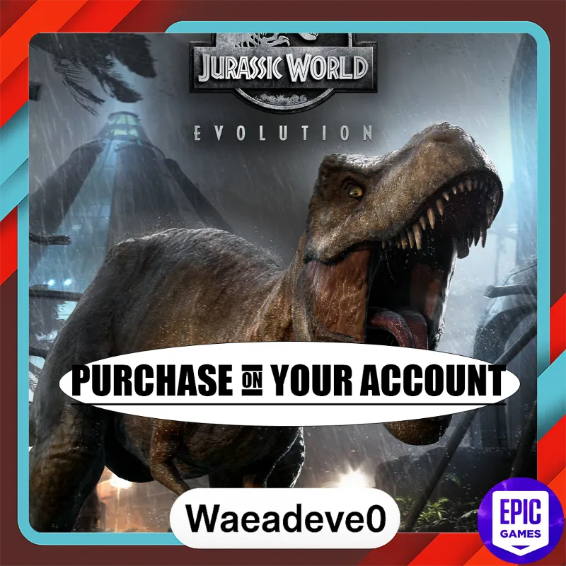 Jurassic World Evolution - Epic games - Purchase on your account