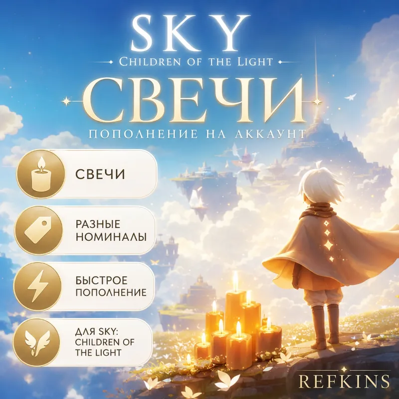 SKY CHILDREN OF THE LIGHT СВЕЧИ | БЫСТРОЕ ПОПОЛНЕНИЕ ПО SKY ID