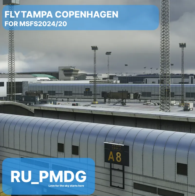 FLYTAMPA - COPENHAGEN for MSFS24/20