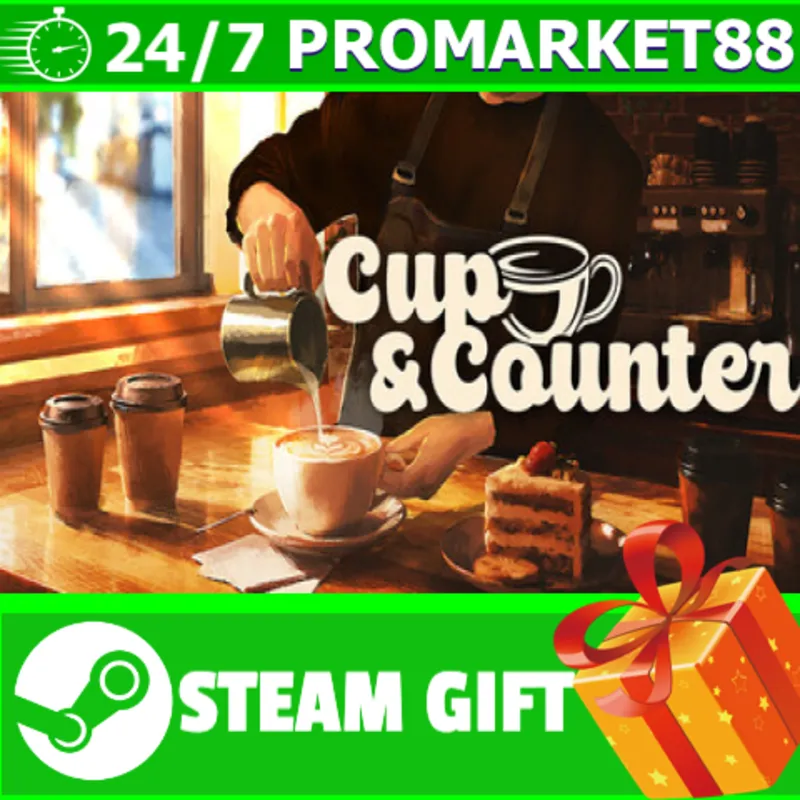 Cup and Counter: Coffee Shop Simulator STEAM GIFT