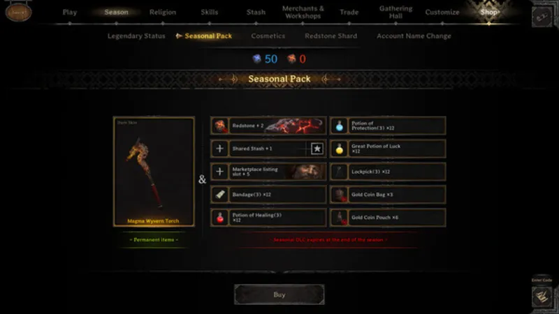 Dark and Darker - EAS10 Seasonal Pack STEAM GIFT AUTO RU+МИР