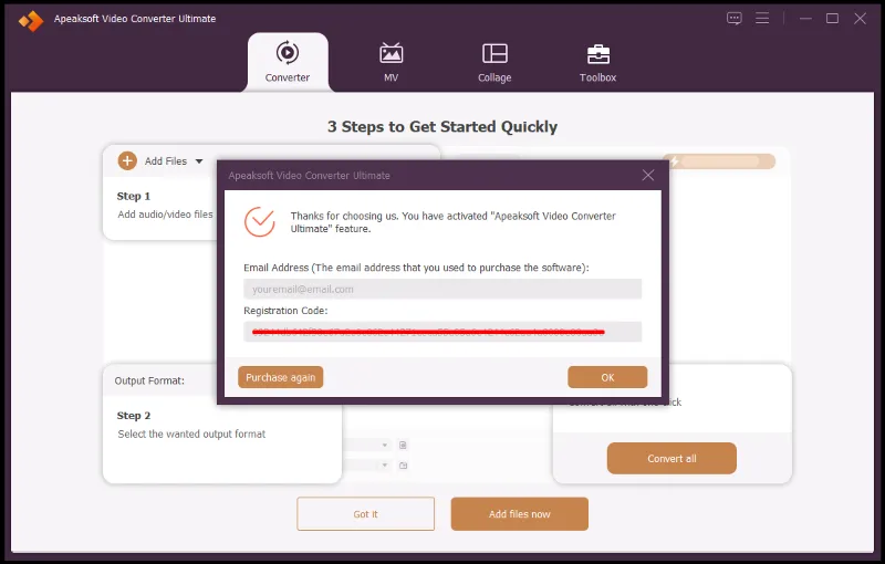 Apeaksoft Video Converter Ultimate Код регистрации на 1 год