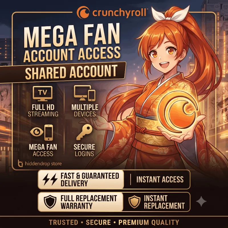 Crunchyroll Premium Mega Fan 1 Месяц | Моментальная Выдача