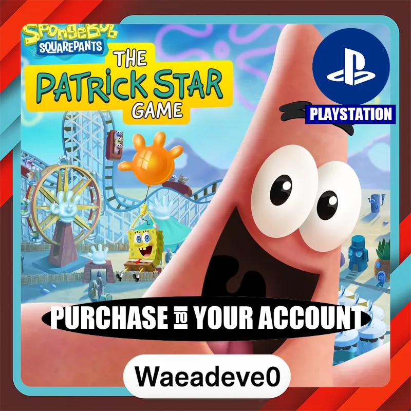 SpongeBob SquarePants : The Patrick Star Game – PlayStation (PSN) – Purchase in Your