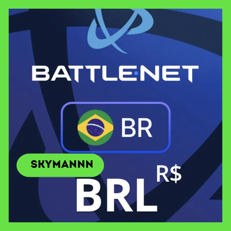 Карта Blizzard Battle.net 300 BRL Бразилия АВТО 24/7