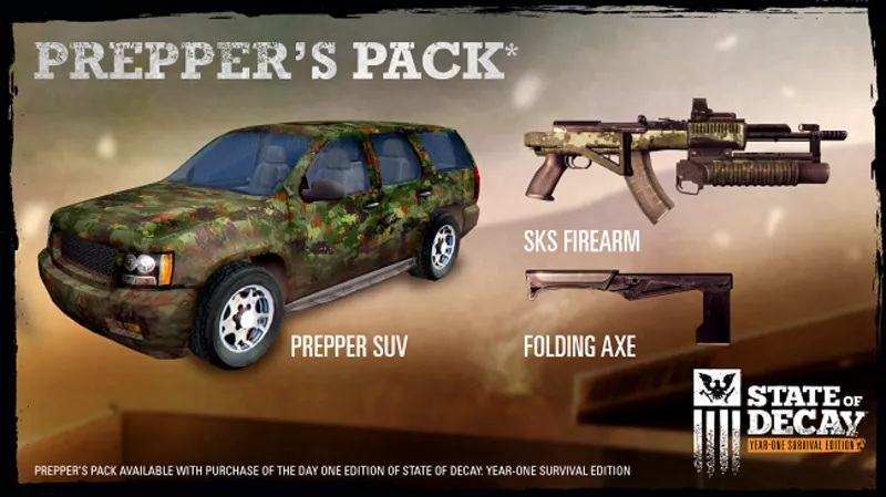 State of Decay: YOSE - DLC Prepper's Pack (Ключ Xbox One/Series X|S) – Глобальный