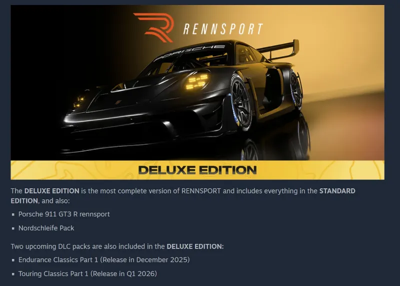 RENNSPORT Deluxe Edition XBOX SERIES X|S ПОКУПКА ИГРЫ НА ВАШ АКАУНТ