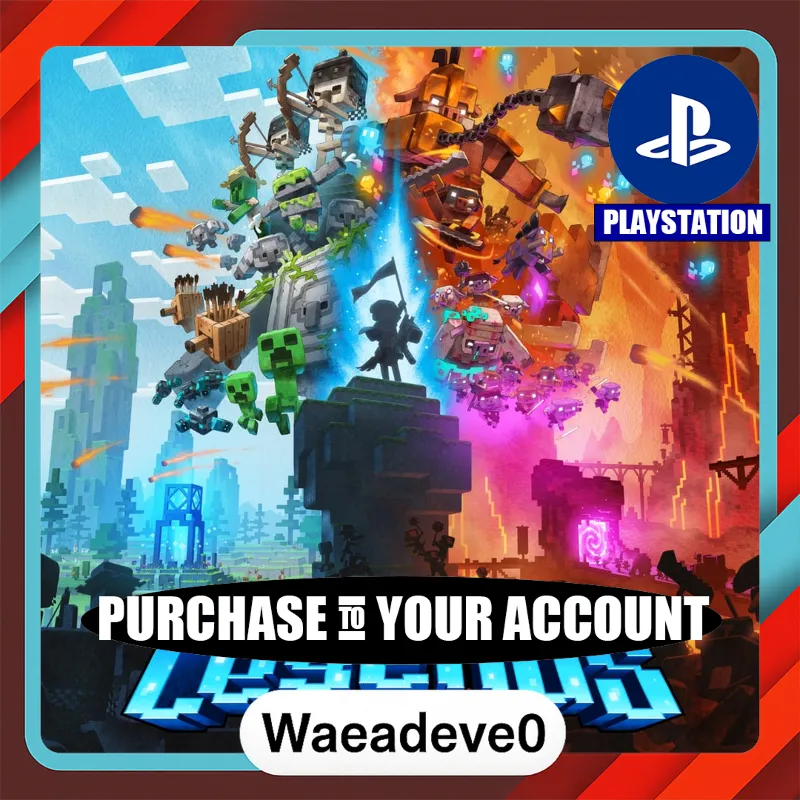 Minecraft Legends – PlayStation (PSN) – Purchase in Your Account