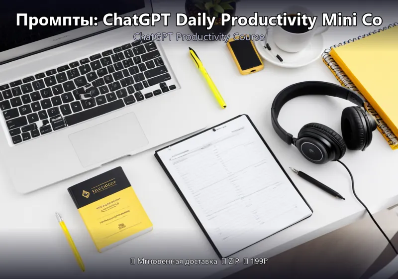 Промпты: ChatGPT Daily Productivity Mini Course