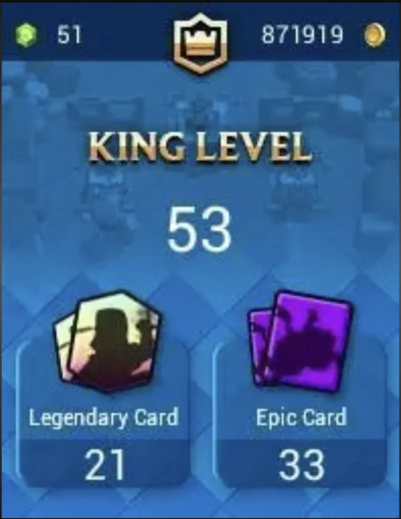 [3in1] / CR - BS - COC | 53 LVL | 10003 Trophies | ARENA - Lumberlove Cabin | 14 KING