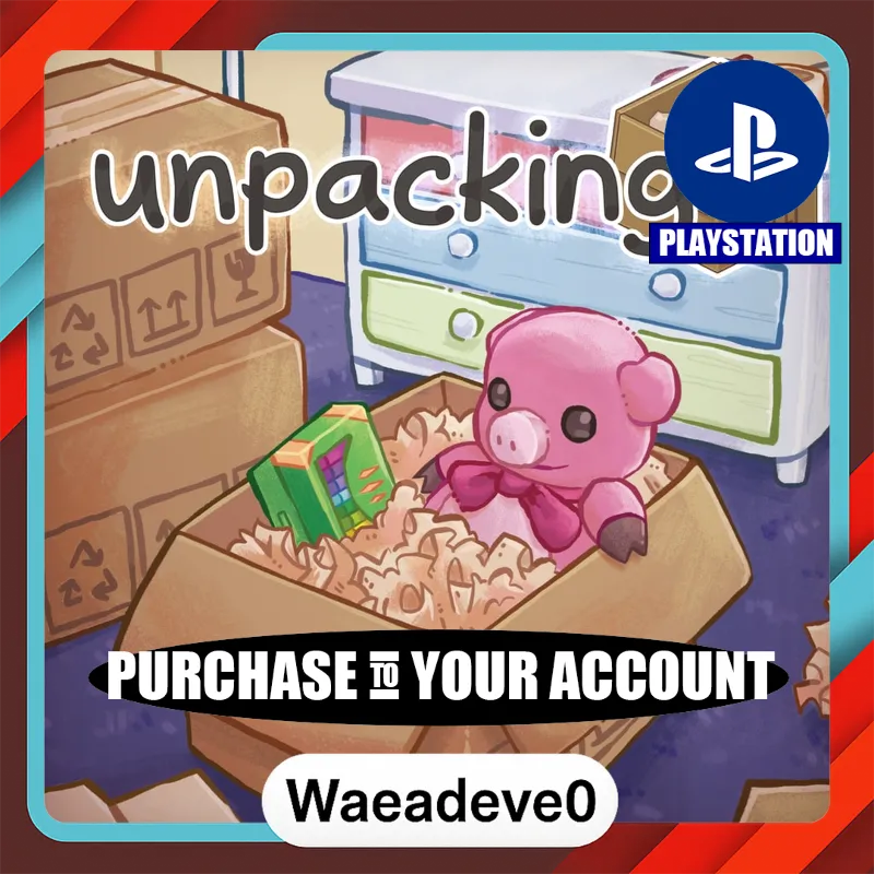 Unpacking – PlayStation (PSN) – Purchase in Your Account