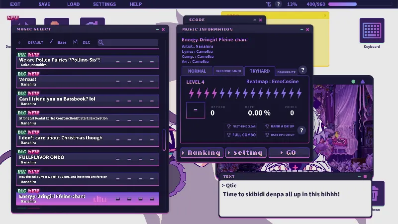 Yunyun Syndrome!? Rhythm Psychosis - Extra Song Pack feat. Nanahira STEAM РОССИЯ