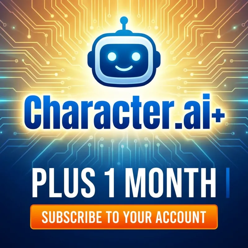 Character.ai+ PLUS на 1 месяц | Подписка на ваш аккаунт