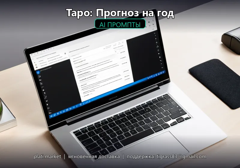 Таро: Годовой прогноз — 12 месяцев + PDF