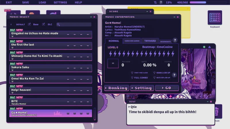 Yunyun Syndrome!? Rhythm Psychosis - Extra Song Pack feat. FrontWing STEAM RU+МИР
