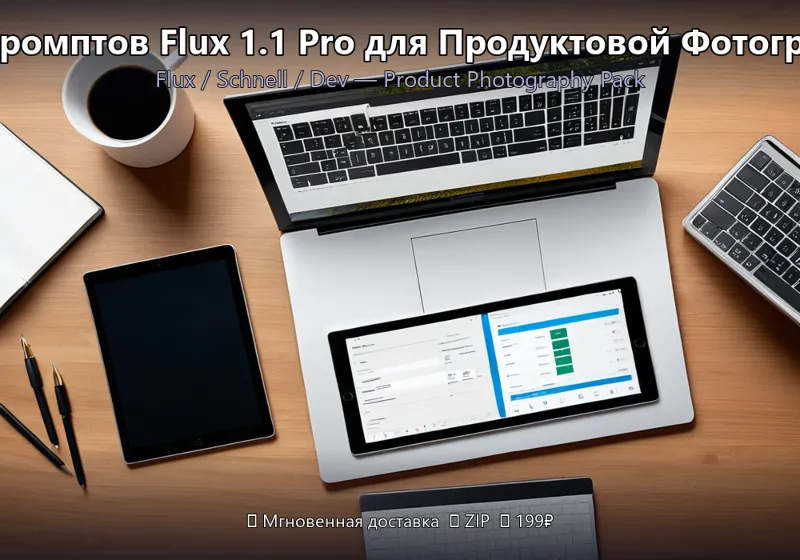 Промпты: 250 Flux Product Photography Prompts