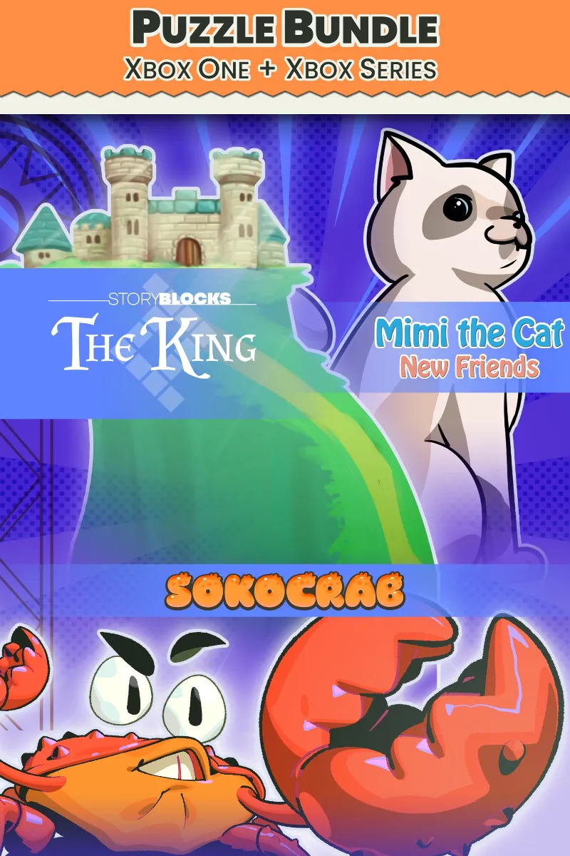 Puzzle Bundle Xbox - Mimi New Friend, Sokocrab and StoryBlocks | XBOX | На любой акка