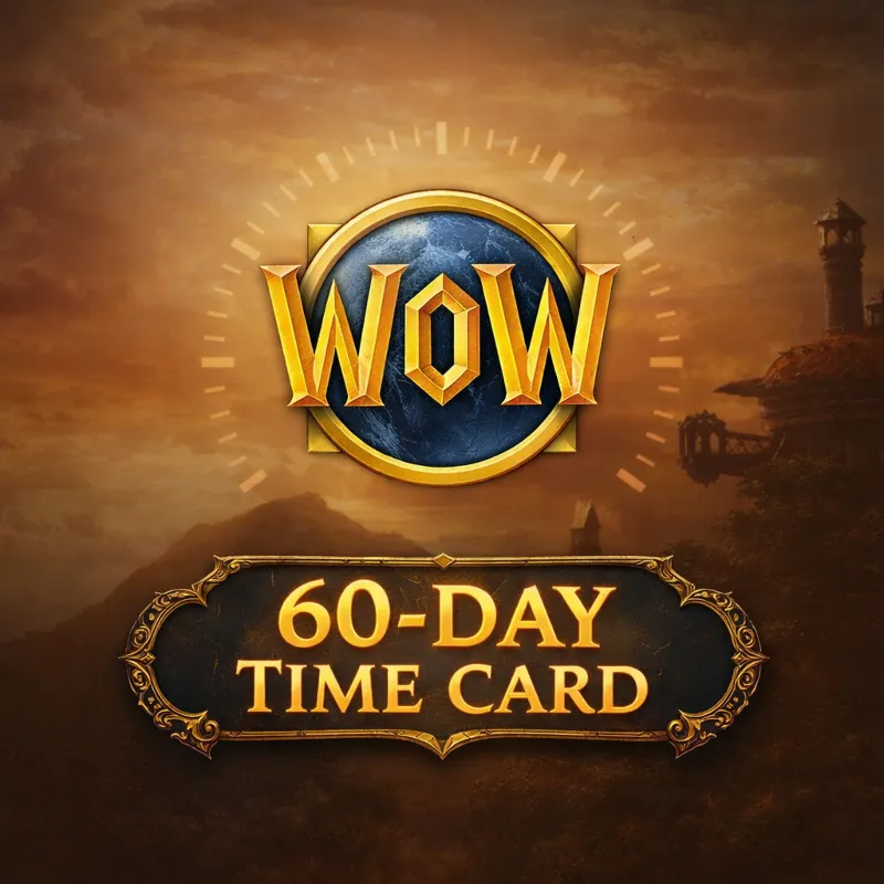[КЛЮЧ] WORLD OF WARCRAFT 60 ДНЕЙ ТАЙМ КАРТА [RU/EU]
