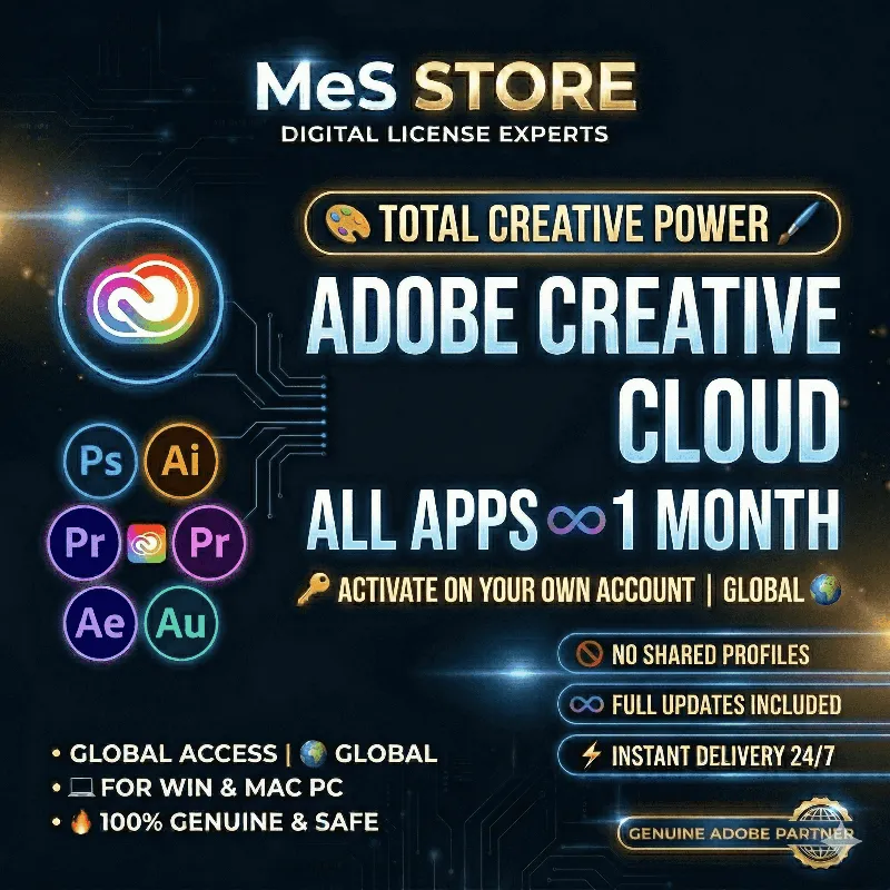 ADOBE CREATIVE CLOUD | ВСЕ ПРИЛОЖЕНИЯ | 1 МЕСЯЦ | СВОЙ АККАУНТ
