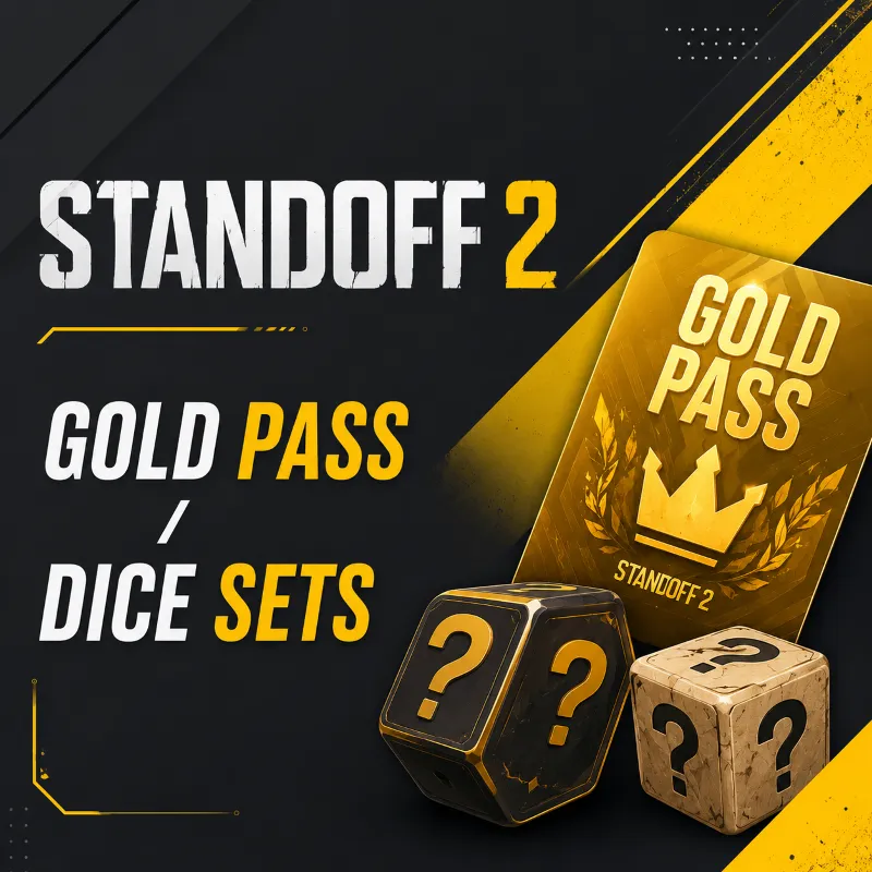 Standoff 2 - Gold Pass / Dice Sets / Уровни — пополнение без входа