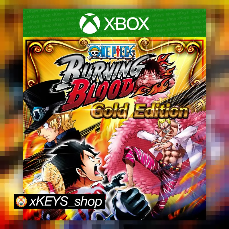 ONE PIECE BURNING BLOOD - Gold Edition XBOX КОД КЛЮЧ