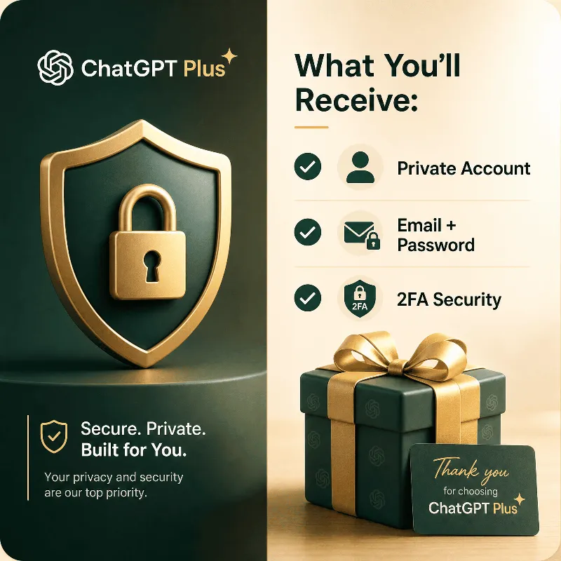ChatGPT Plus Account 1 Month - Private Account