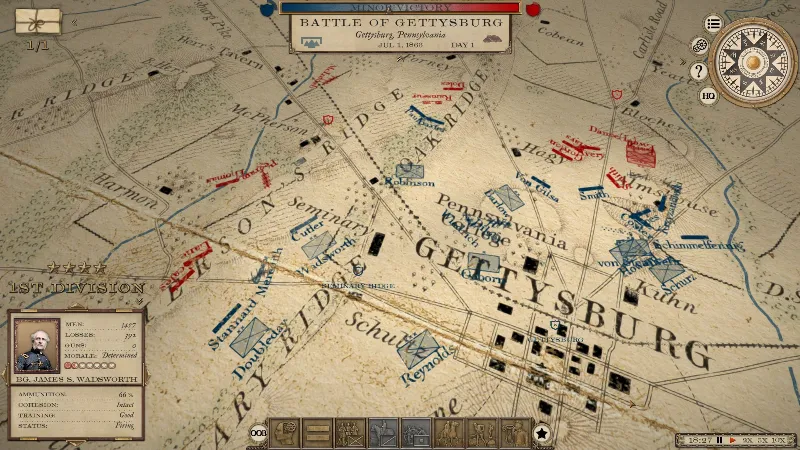 Grand Tactician: The Civil War (1861-1865) Выбор Региона Стим STEAM GIFT АВТО 24/7