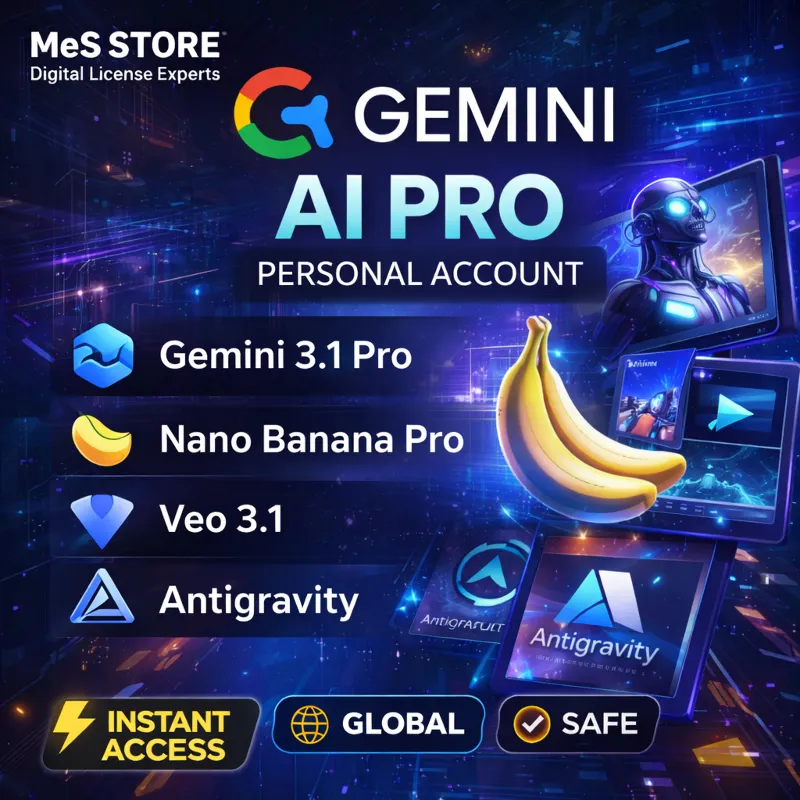 Google Gemini (AI Pro) | ЛИЧНЫЙ АККАУНТ 6M | ANTIGRAVITY PRO | VEO 3.1 & BANANA PRO