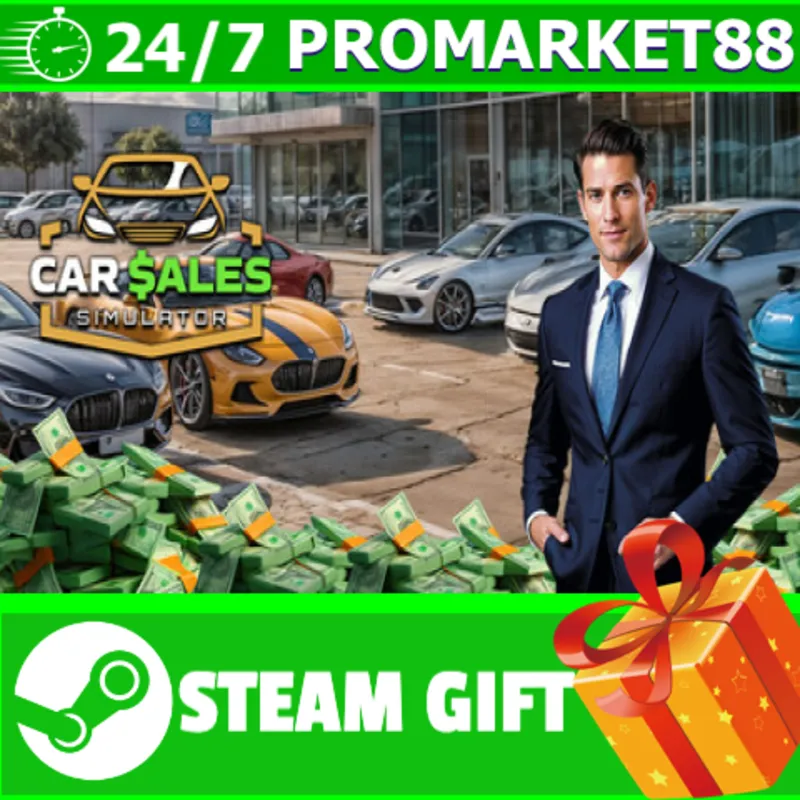 ВСЕ СТРАНЫ+РОССИЯ Car Sales Simulator STEAM GIFT