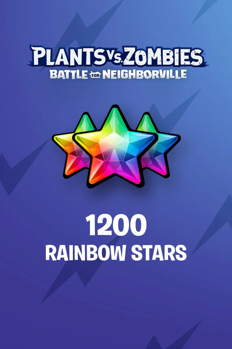 Plants vs. Zombies: Battle for Neighborville – 1000 (+200 Bonus) Rainbow Stars | XBO