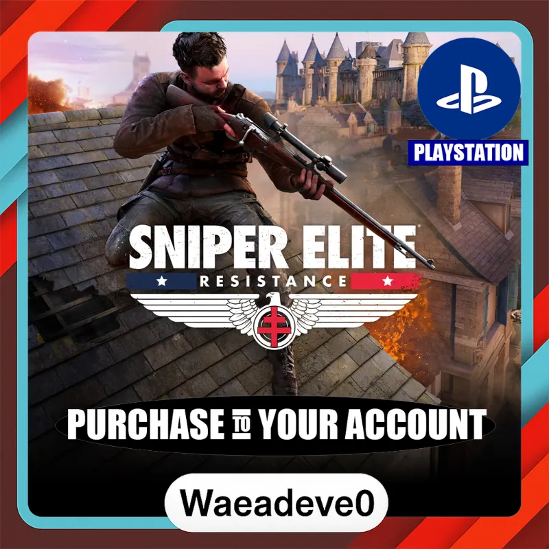 Sniper Elite: Resistance PS4 & PS5 – PlayStation (PSN) – Purchase in Your Account
