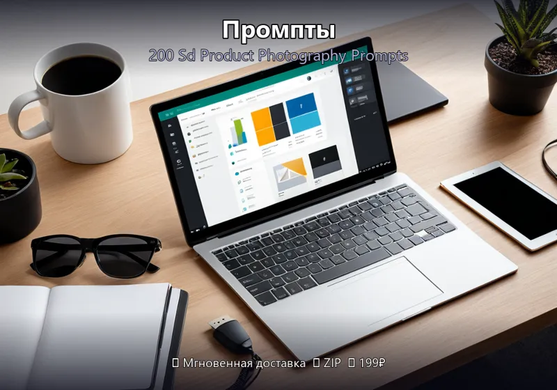 Промпты: 200 Sd Product Photography Prompts