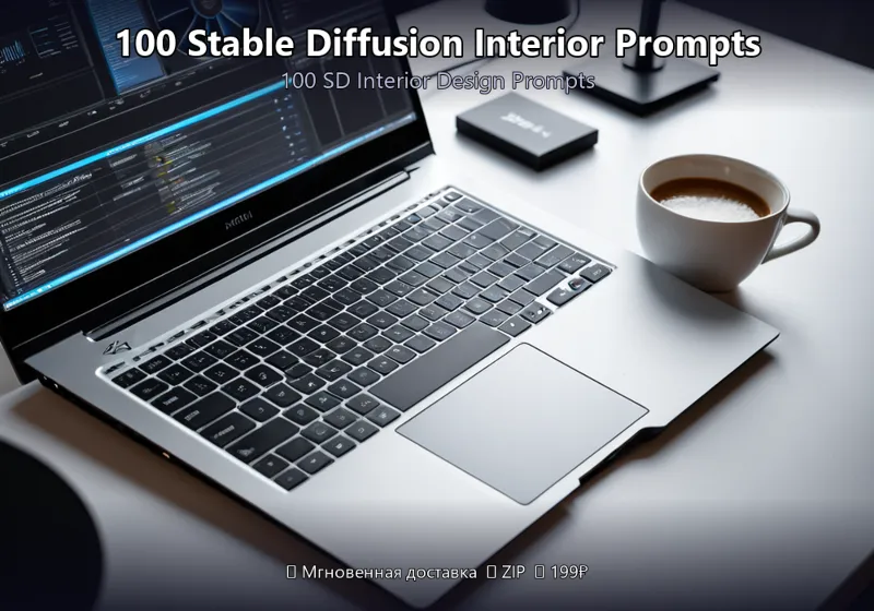 100 Stable Diffusion Interior Prompts — Промпты для дизайна интерьеров