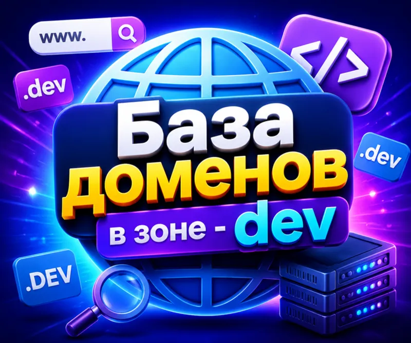 База доменов в зоне - dev 2026 ( Август )