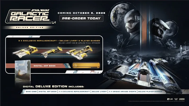 STAR WARS: Galactic Racer Deluxe Edition XBOX X|S ПОКУПКА ПРЕДЗАКАЗА НА ВАШ АКАУНТ