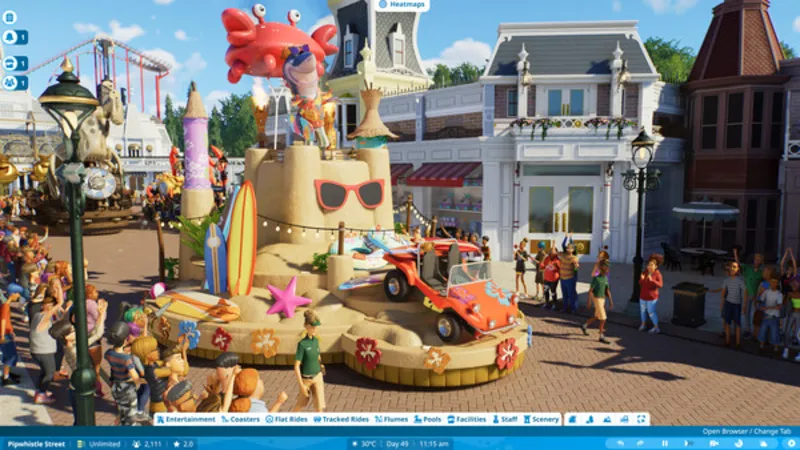 Planet Coaster 2: Parades Pack STEAM GIFT AUTO RU+МИР