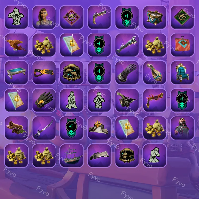 Sea of Thieves Твич Дропс 41 Предметов Twitch Drops