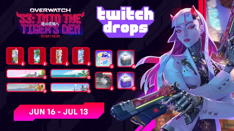 Overwatch 2 12/12 OWCS S2 Campaign 3 Значок именной открытки с надписью Epic Lootbox