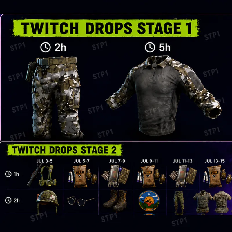 Gray Zone Warfare 25/25 — Летний этап 1+2 Woodland Set, Vietnam Set | Twitch Drop