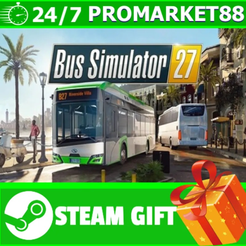 ВСЕ СТРАНЫ+РОССИЯ Bus Simulator 27 STEAM GIFT