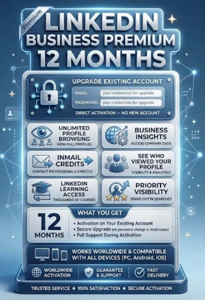Linkedin Business Premium Plan 12 Months
