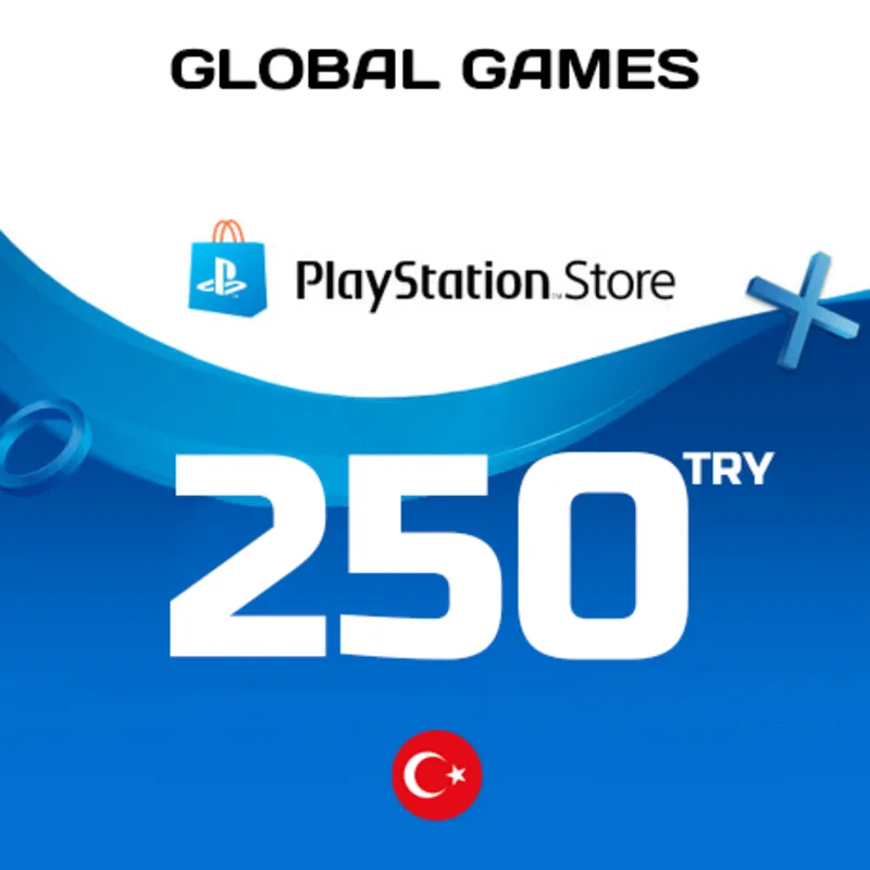 Карта PlayStation PSN 250 TRY Турция КОД ПОПОЛНЕНИЯ