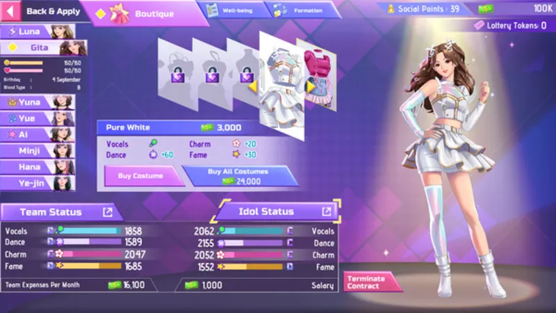 K-pop Idol Stories: Road to Debut STEAM GIFT AUTO RU+МИР
